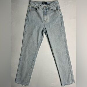 Momokrom Light Blue Straight Leg Women's Jeans